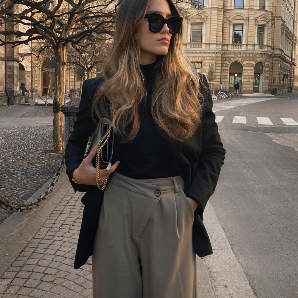 ✨BLOGGER FAV✨NWT Zara Full Length Pants